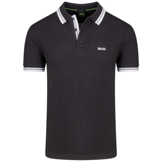 Boss Μαύρο Κοντομάνικο polo Paddy - 50469055