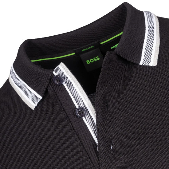 Boss Μαύρο Κοντομάνικο polo Paddy - 50469055