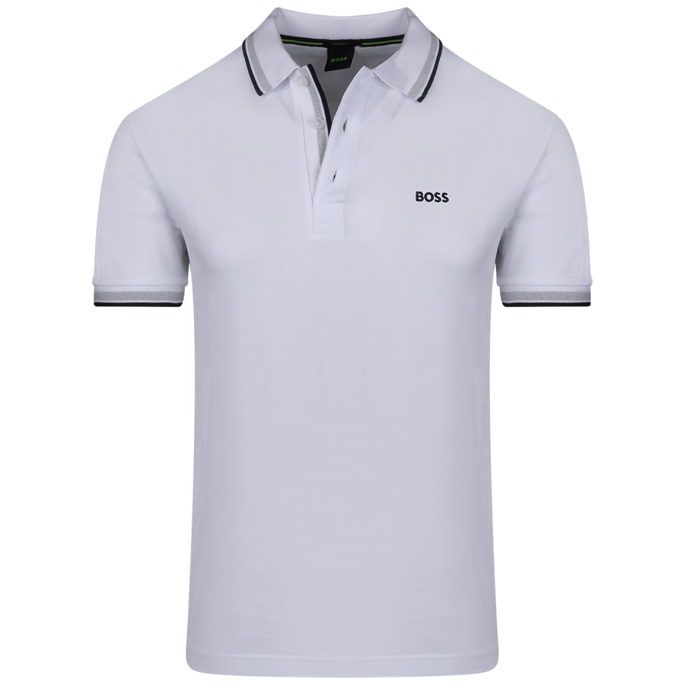 Boss Λευκό Κοντομάνικο polo Paddy - 50469055