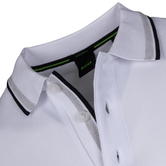 Boss Λευκό Κοντομάνικο polo Paddy - 50469055