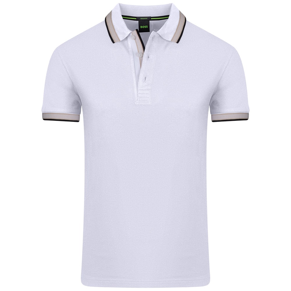 Boss Λευκό Κοντομάνικο polo Paddy - 50469055