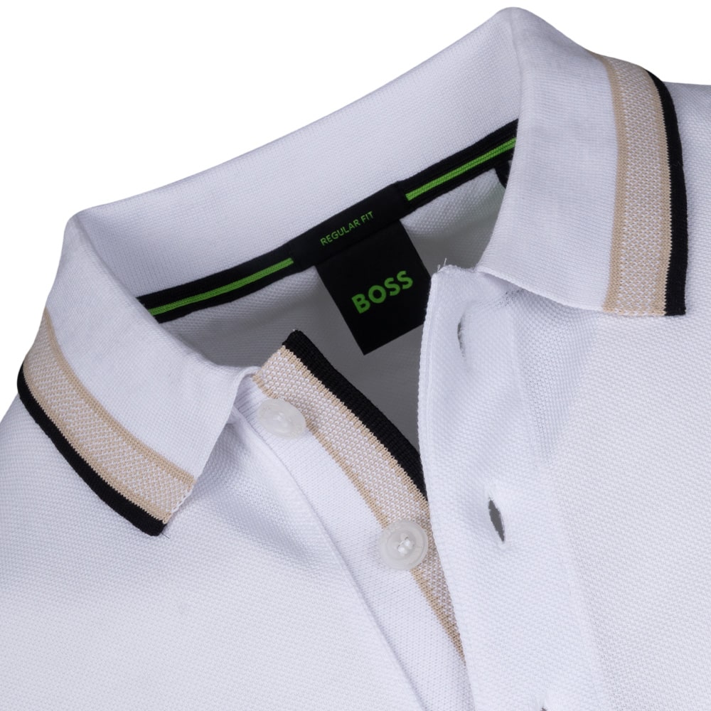 Boss Λευκό Κοντομάνικο polo Paddy - 50469055