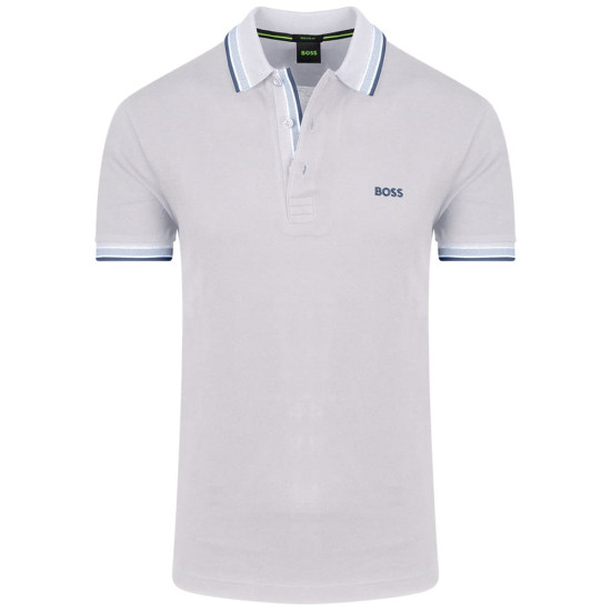 Boss Λευκό Κοντομάνικο polo Paddy - 50469055