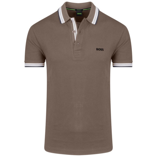 Boss Μπεζ Κοντομάνικο polo Paddy - 50469055