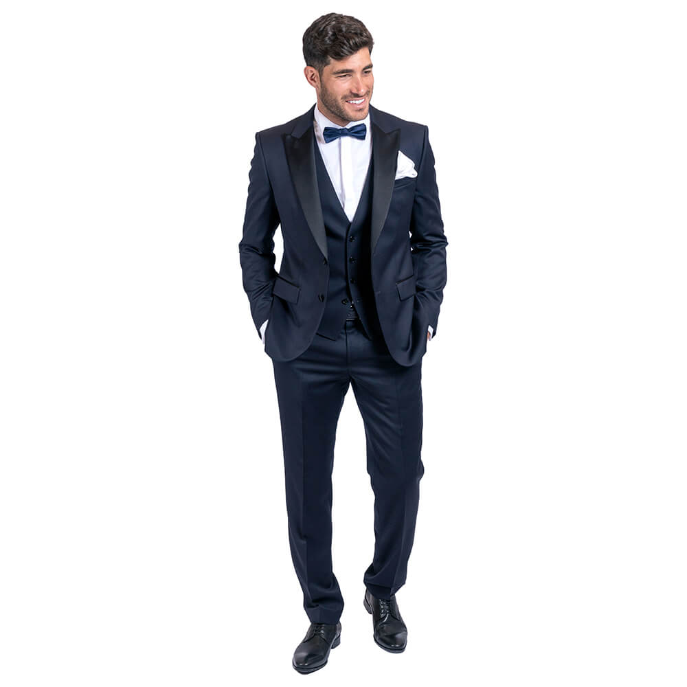 Boss  Κοστούμι Tuxedo 100% Virgin Wool 50469170 Μπλε