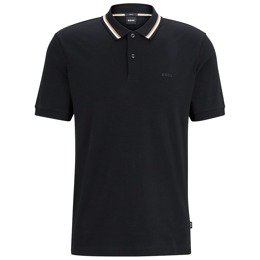 Boss Μαύρο Κοντομάνικο polo - 50469360