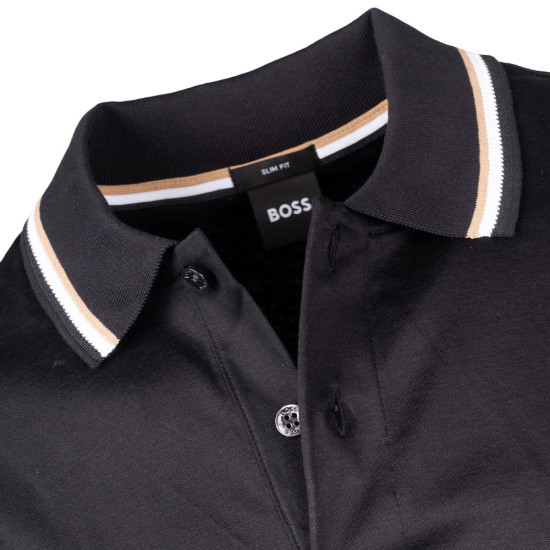 Boss Μαύρο Κοντομάνικο polo - 50469360