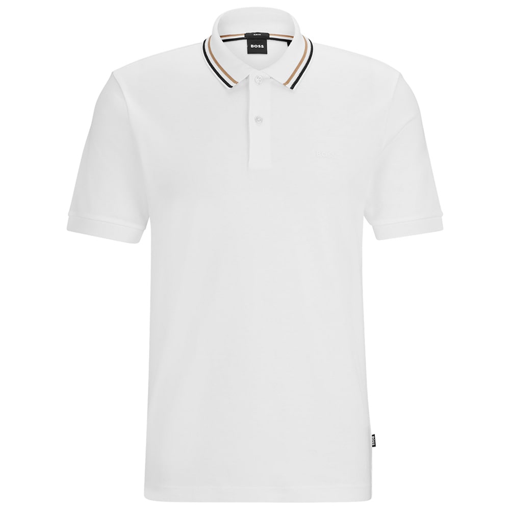 Boss Λευκό Κοντομάνικο polo - 50469360
