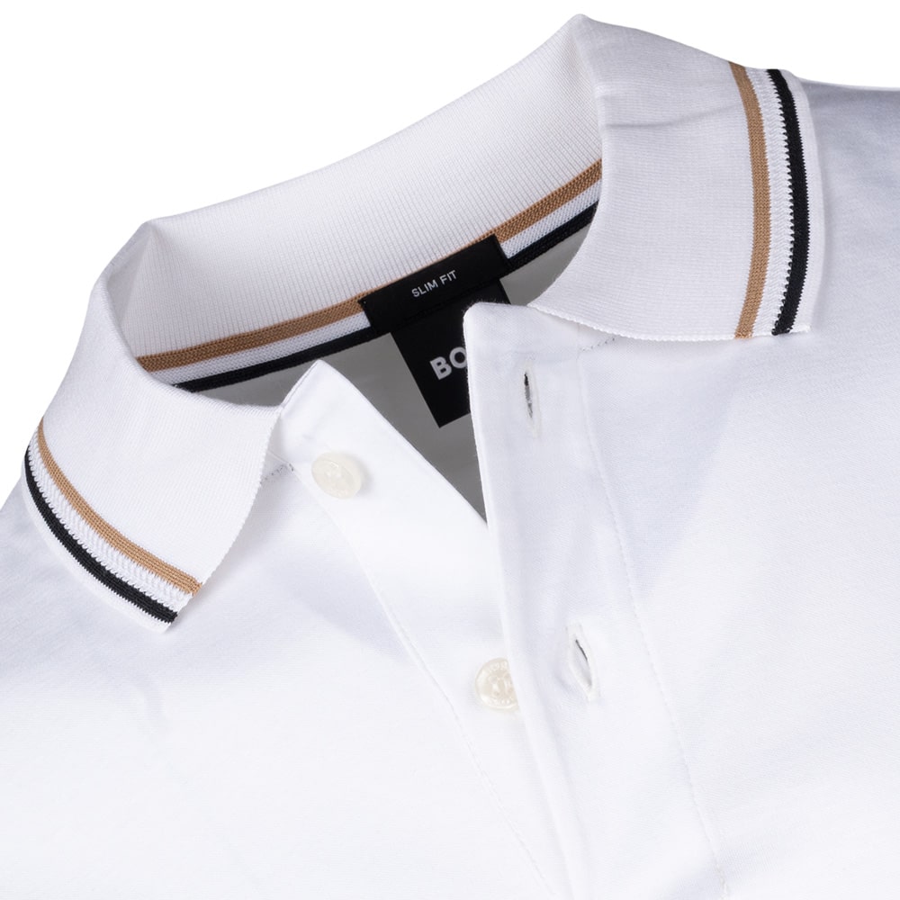Boss Λευκό Κοντομάνικο polo - 50469360