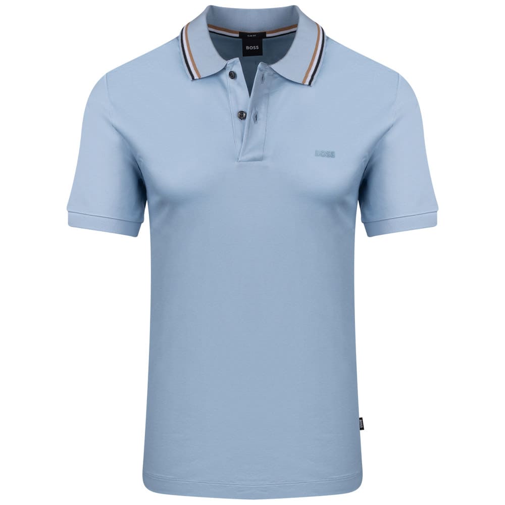 Boss Γαλάζιο Κοντομάνικο polo - 50469360