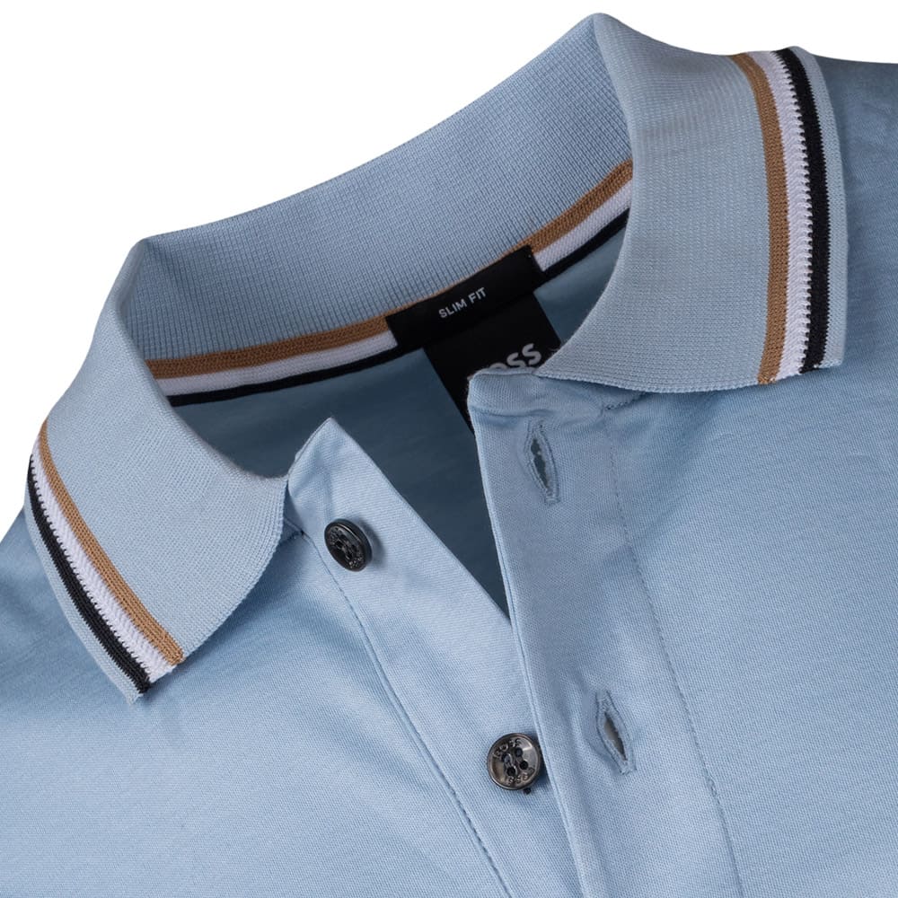 Boss Γαλάζιο Κοντομάνικο polo - 50469360