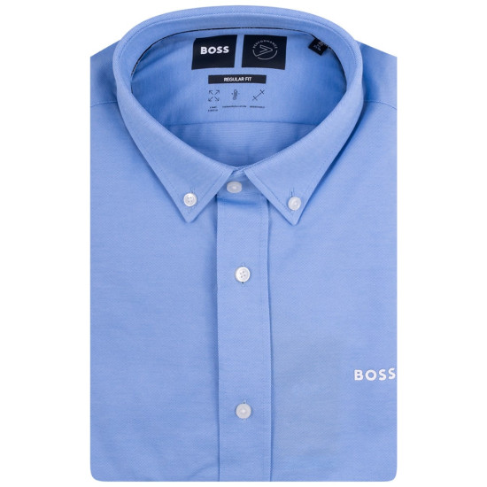 Boss Σιέλ Πουκάμισο Button Down - 50469378