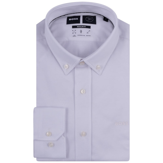 Boss Λευκό Πουκάμισο Button Down - 50469378