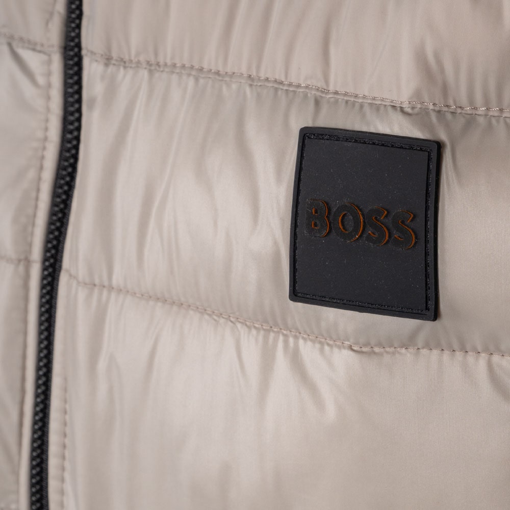 Boss Μπεζ Μπουφάν τύπου Puffer - 50470898 