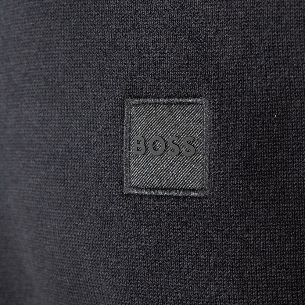 Boss Μαύρο Πουλόβερ C Neck - 50471343