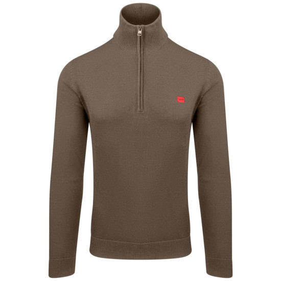 Hugo Καφέ Half Zip - 50474164