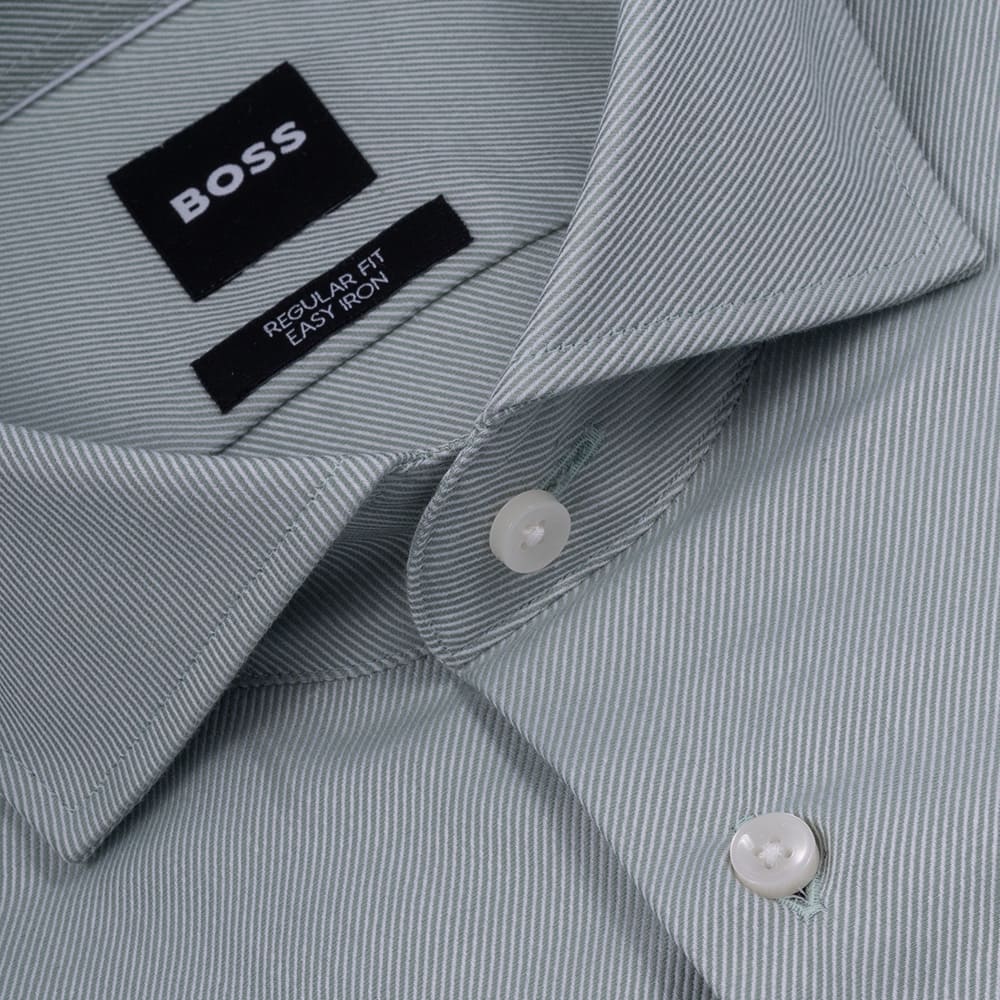 BOSS Πράσινο Πουκαμισό Ριγέ - 50474279