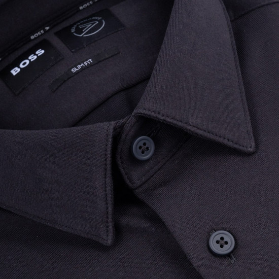 Boss Μαύρο Πουκάμισο P-HANK - 50474283