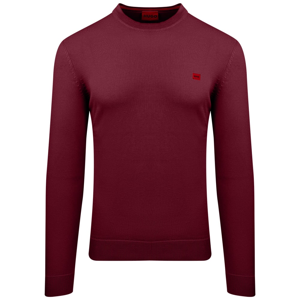 Hugo Μπορντό Πουλόβερ C Neck - 50475083