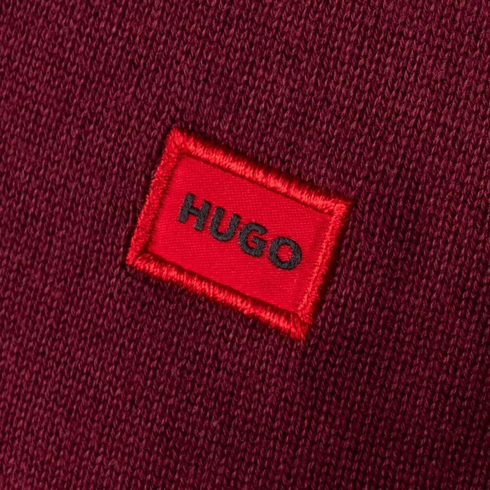 Hugo Μπορντό Πουλόβερ C Neck - 50475083