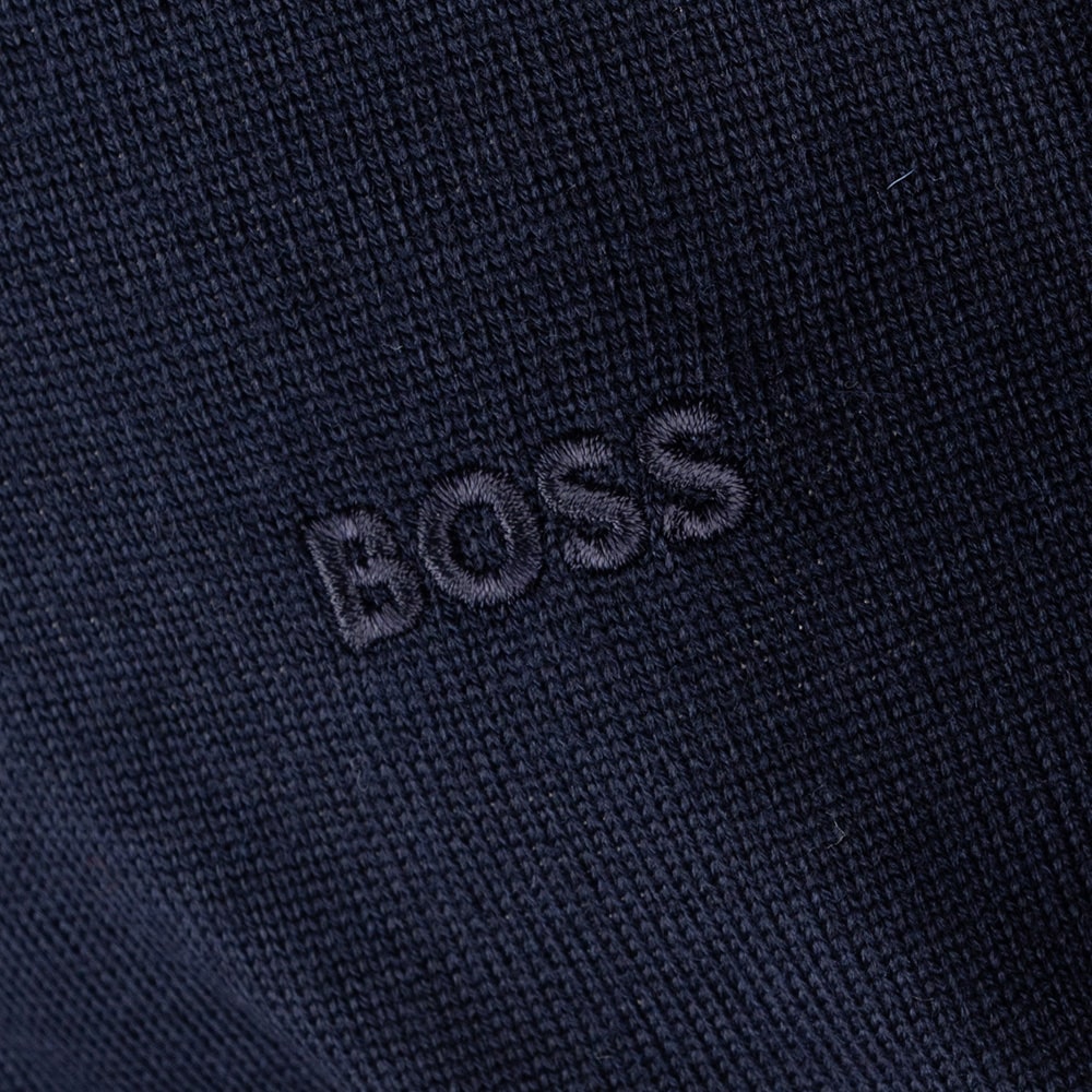 Boss Μπλε Μακρυμάνικο Polo 100% Virgin Wool - 50476357