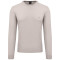 Boss Εκρού Πουλόβερ C Neck 100% Wool - 50476364