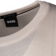 Boss Εκρού Πουλόβερ C Neck 100% Wool - 50476364