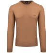 Boss Μπεζ Πουλόβερ C Neck 100% Wool - 50476364