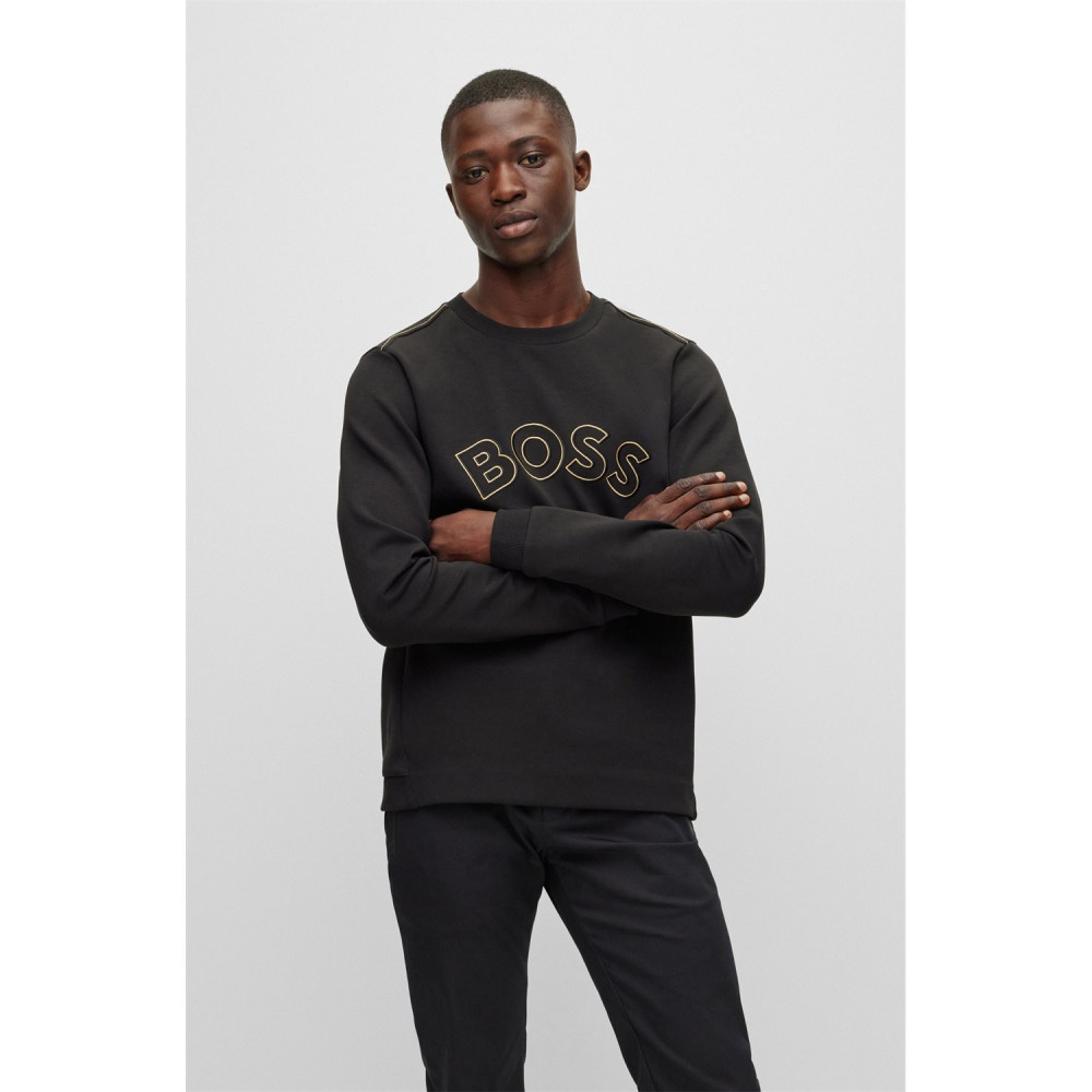 Boss Μαύρο Φούτερ C Neck - 50477122