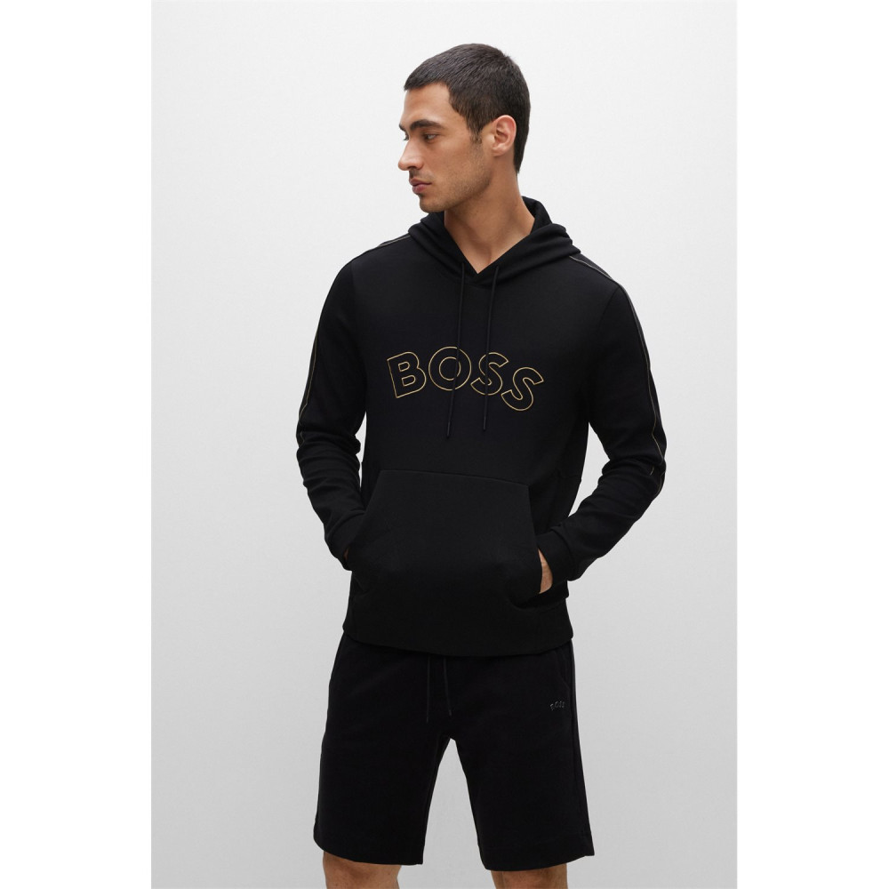 Boss Μαύρο Hoodie - 50477131