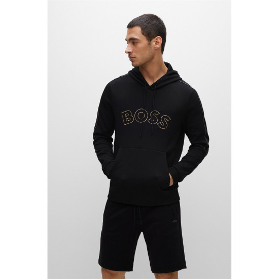Boss Μαύρο Hoodie - 50477131