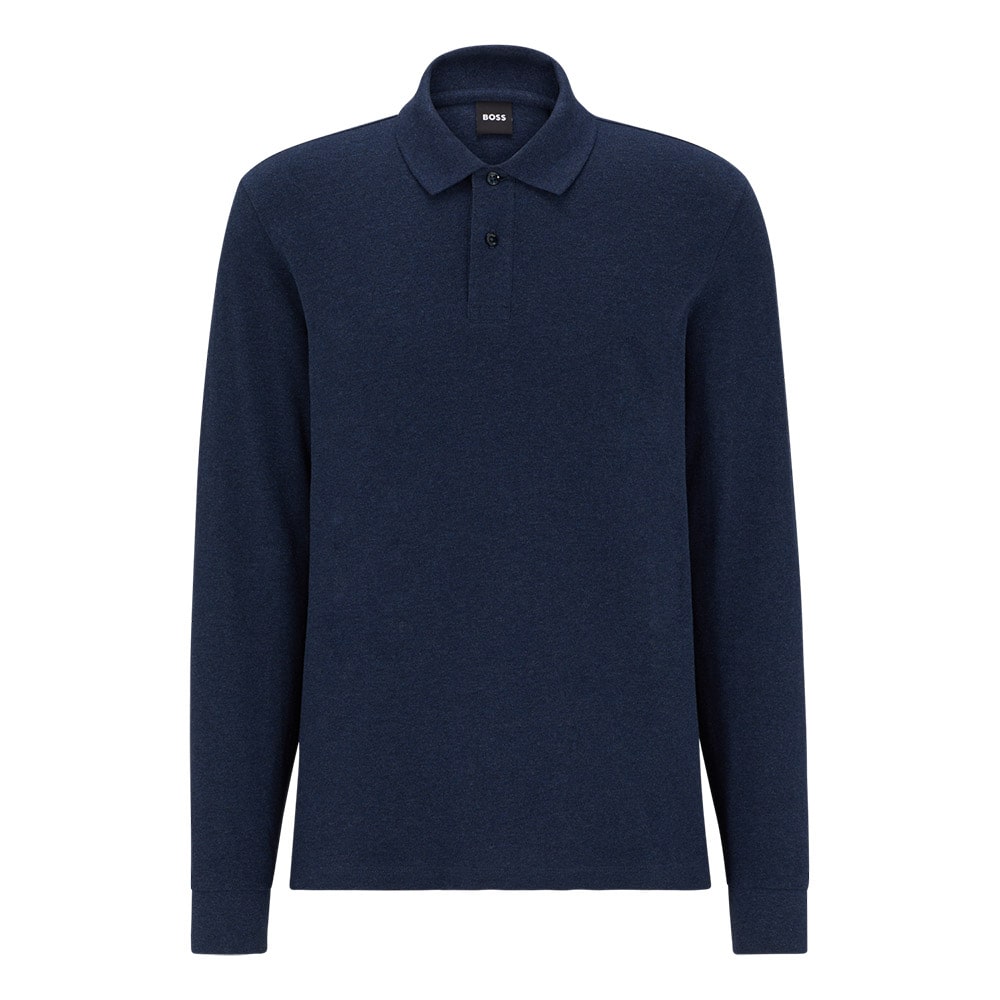 Boss Μπλε Μακρυμάνικο polo - 50477302