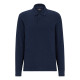 Boss Μπλε Μακρυμάνικο polo - 50477302