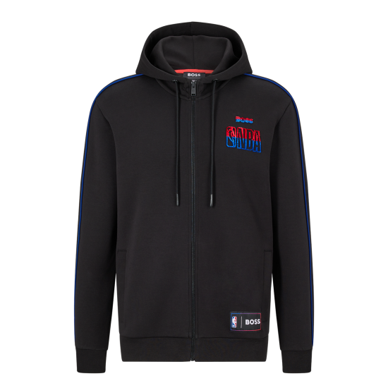 Boss Μαύρη Ζακέτα Hoodie - 50477412