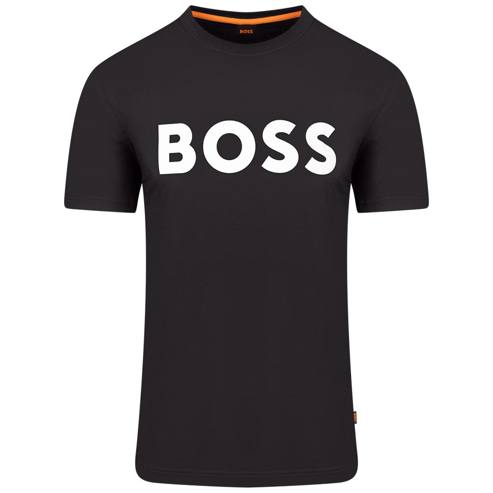 Boss Μαύρο T-shirt Thinking C Neck - 50481923