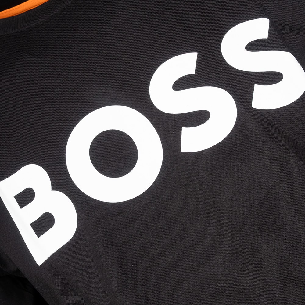 Boss Μαύρο T-shirt Thinking C Neck - 50481923