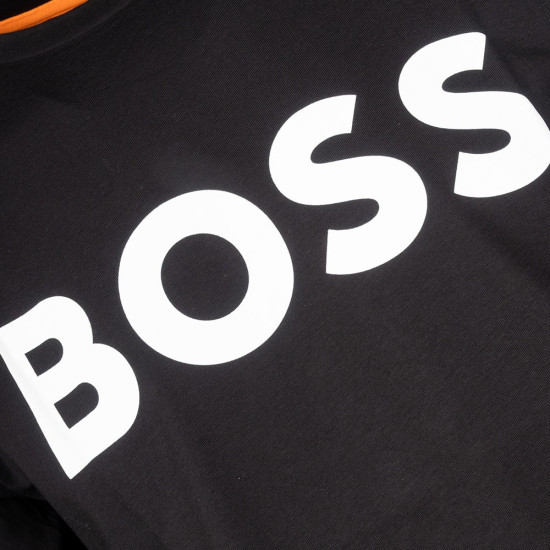 Boss Μαύρο T-shirt Thinking C Neck - 50481923