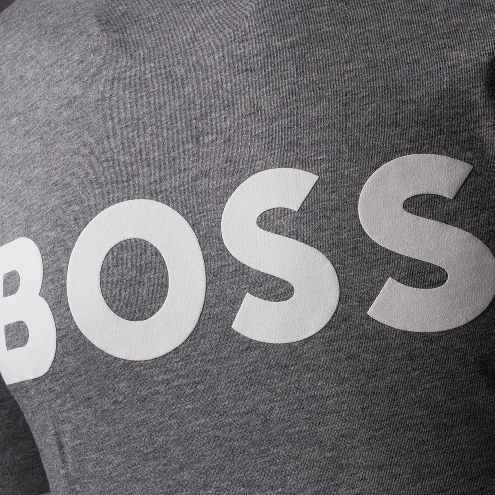 Boss Γκρι T-shirt C Neck - 50481923