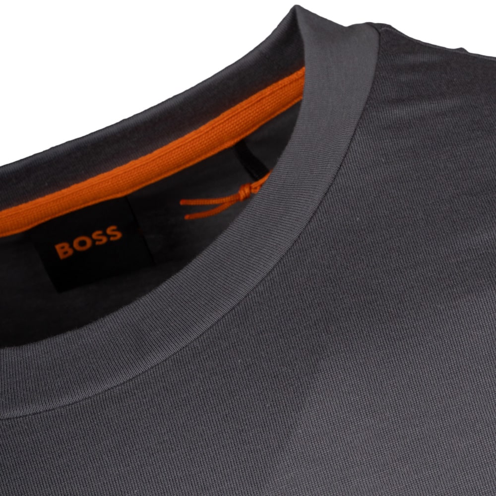 Boss Γκρι T-shirt Thinking C Neck - 50481923