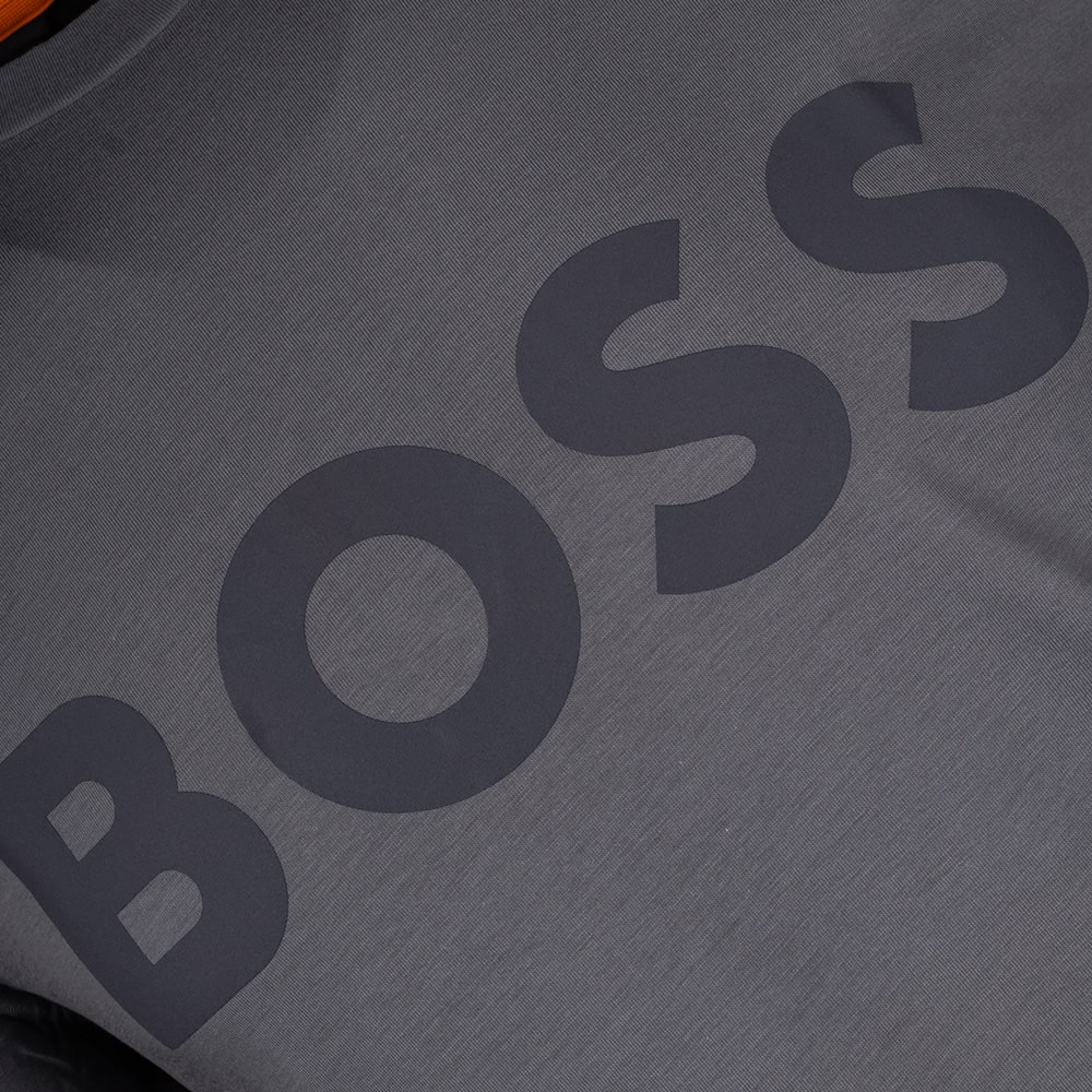 Boss Γκρι T-shirt Thinking C Neck - 50481923