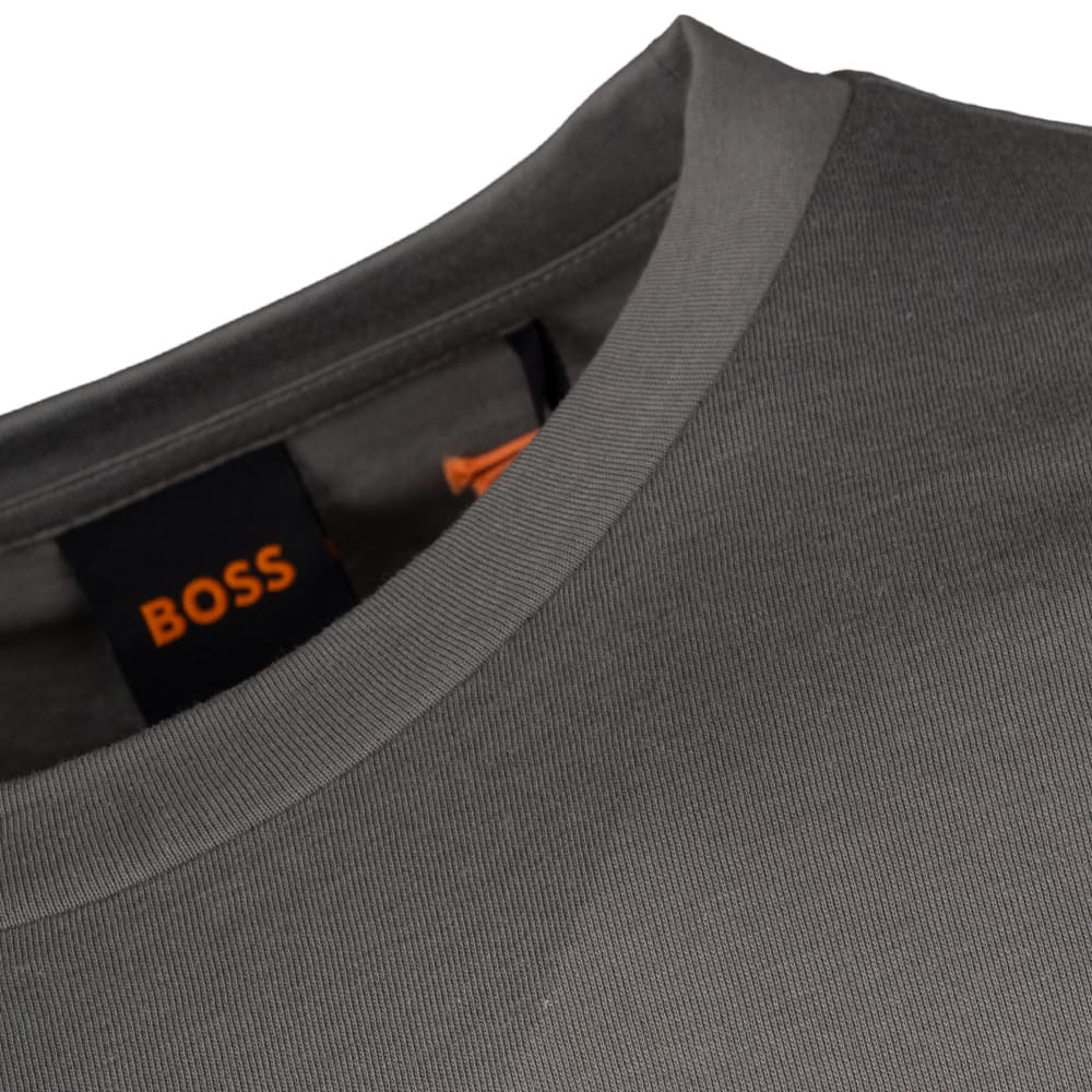 Boss Γκρι T-shirt Thinking C Neck - 50481923