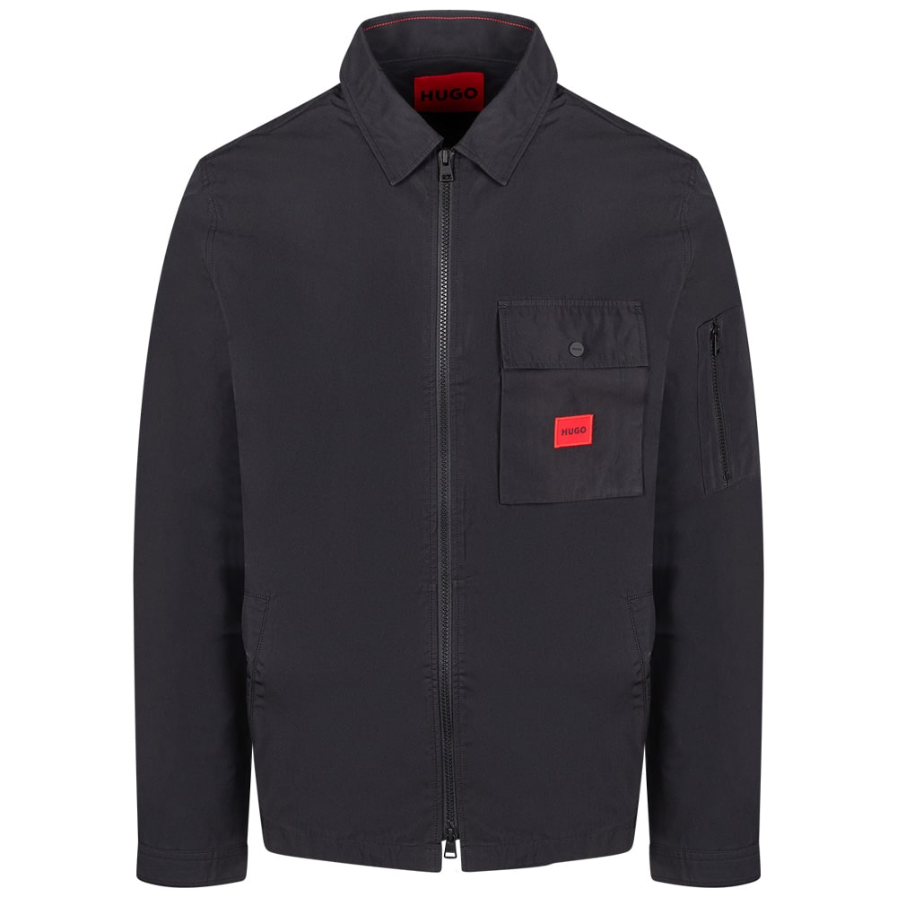 Hugo Μαύρο Πουκάμισο Overshirt - 50482701