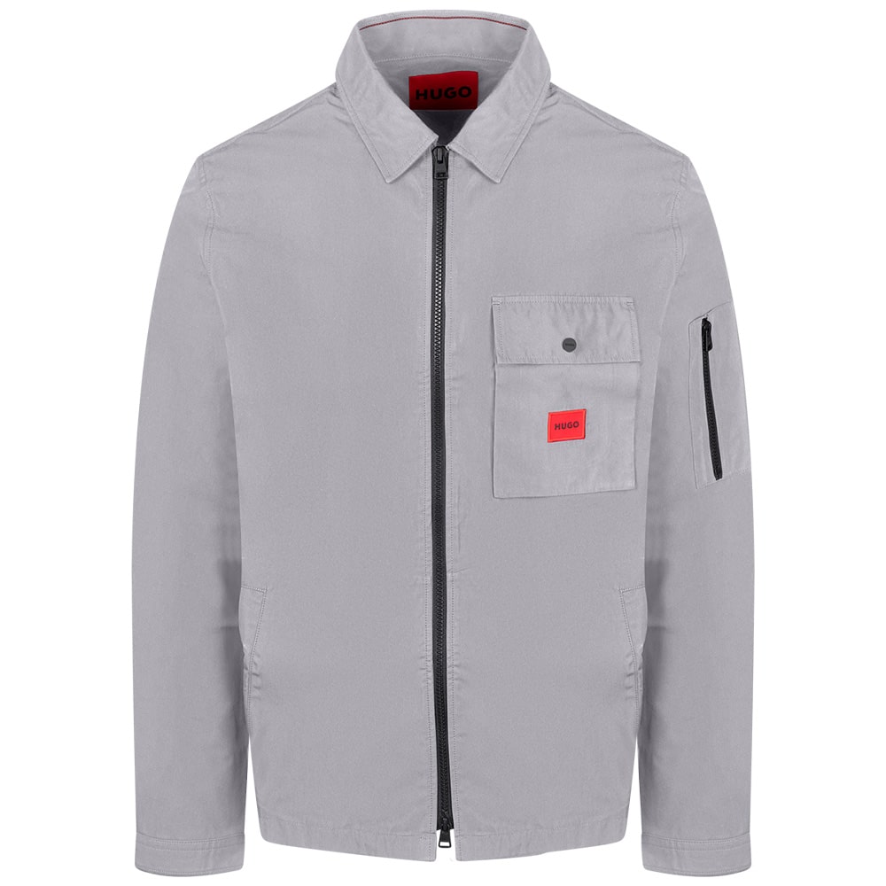 Hugo Γκρι Πουκάμισο Overshirt - 50482701