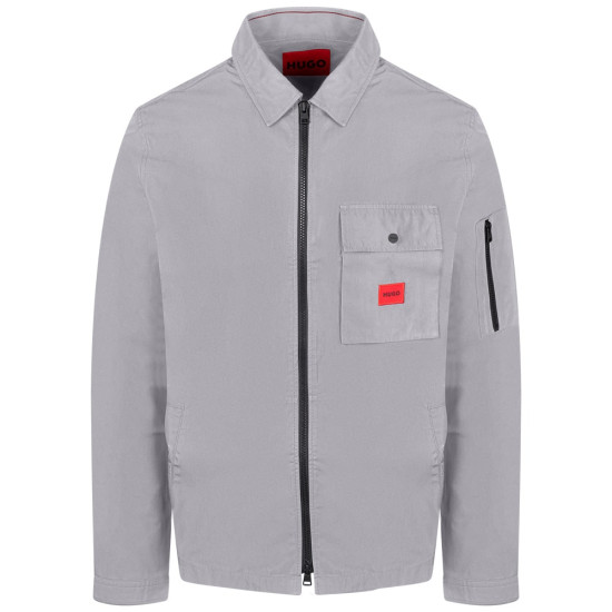 Hugo Γκρι Πουκάμισο Overshirt - 50482701