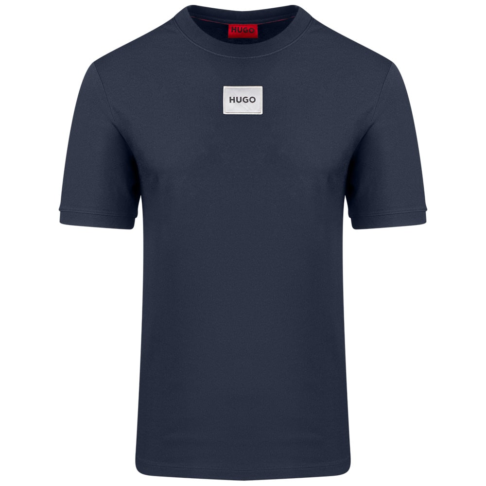 Hugo Μπλε T-shirt C Neck Diragolino - 50484698