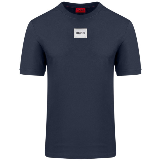 Hugo Μπλε T-shirt C Neck Diragolino - 50484698