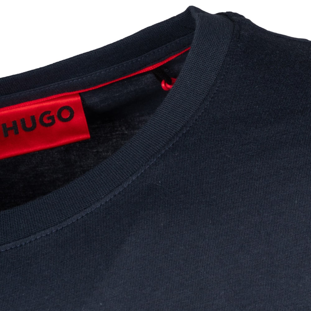 Hugo Μπλε T-shirt C Neck Diragolino - 50484698
