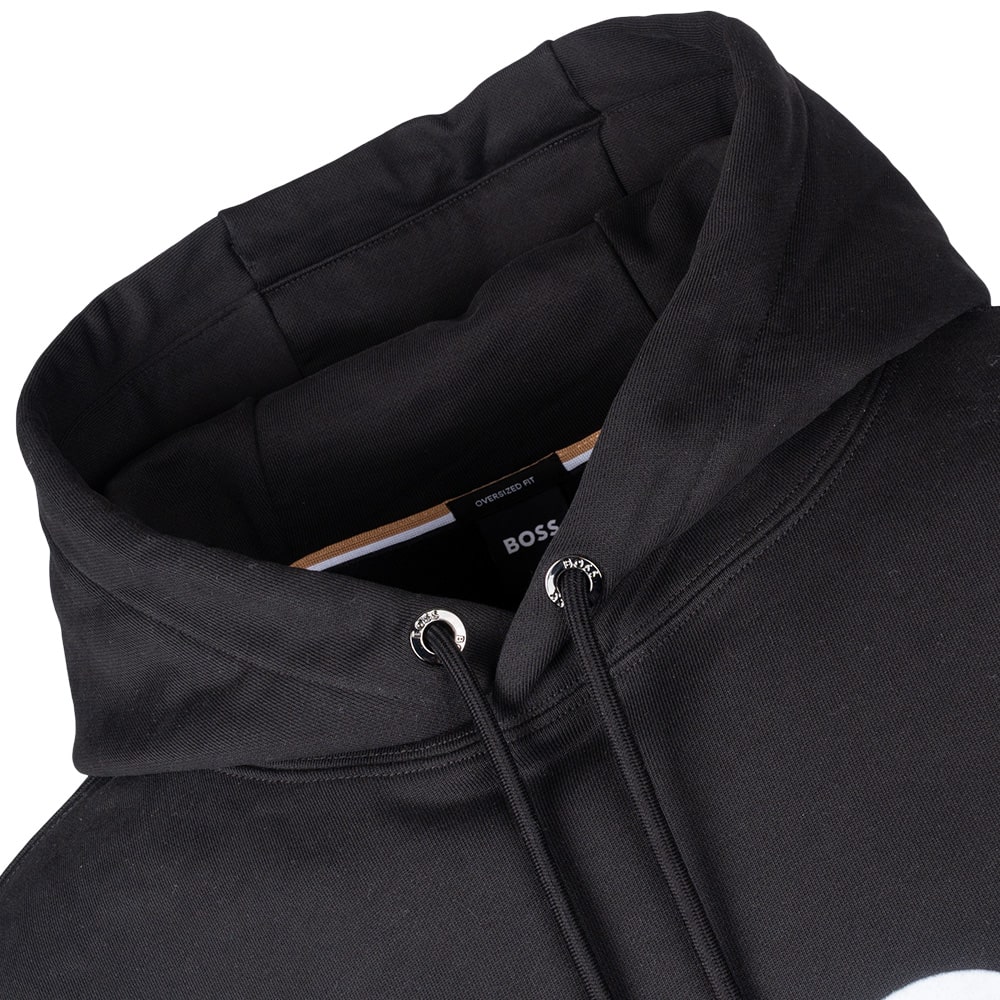 BOSS Μαύρο Hoodie - 50485316