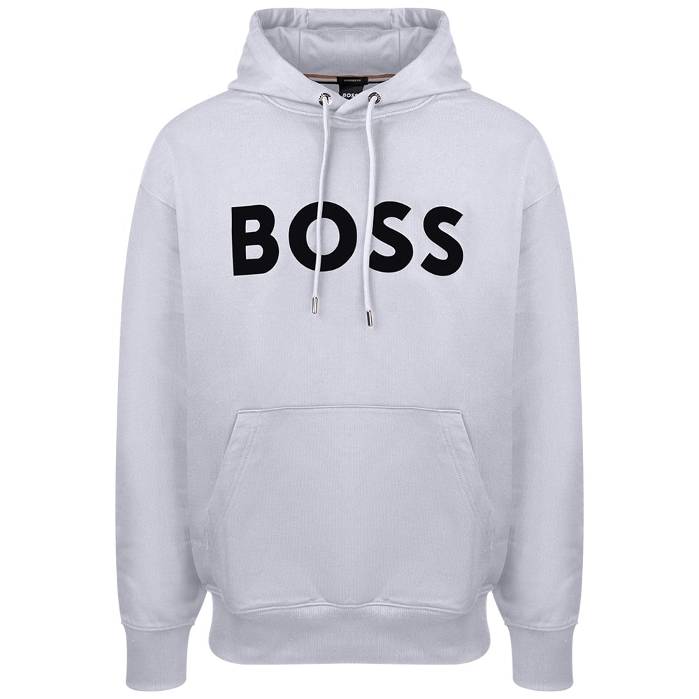 BOSS Λευκό Hoodie - 50485316