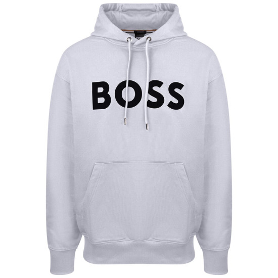 BOSS Λευκό Hoodie - 50485316